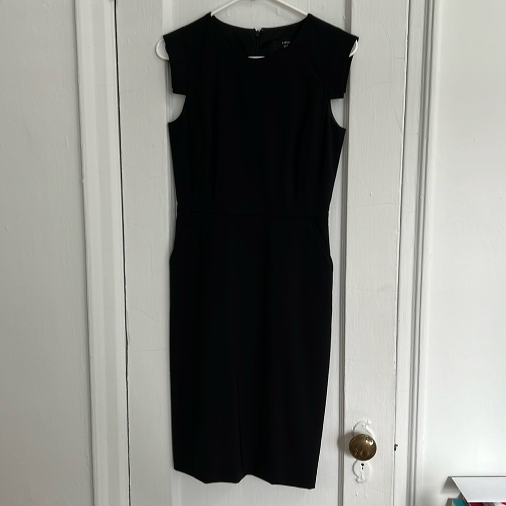 Jcrew black resume dress size 0
